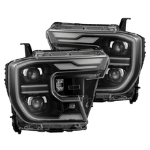 Load image into Gallery viewer, AlphaRex LED Projector Headlights for Ford Ranger / Ranger Raptor (2024-2026) Luxx or Nova Series with DRL &amp; Sequential Signal - Alpha Black / Black Alternate Image