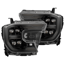 Load image into Gallery viewer, AlphaRex LED Projector Headlights for Ford Ranger / Ranger Raptor (2024-2026) Luxx or Nova Series with DRL &amp; Sequential Signal - Alpha Black / Black Alternate Image
