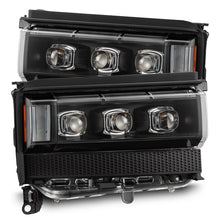 Load image into Gallery viewer, AlphaRex LED Projector Headlights for Toyota Land Cruiser (2024-2026) Nova Series with Sequential Signal - Alpha Black / Black Alternate Image