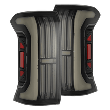 Load image into Gallery viewer, AlphaRex LED Tail Lights for Toyota Tacoma (2024-2026) Prismatic Nova Series with Sequential Signal - Alpha Black / Black / Black Red Alternate Image