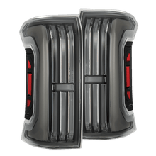Load image into Gallery viewer, AlphaRex LED Tail Lights for Toyota Tacoma (2024-2026) Prismatic Nova Series with Sequential Signal - Alpha Black / Black / Black Red Alternate Image