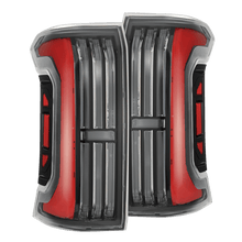 Load image into Gallery viewer, AlphaRex LED Tail Lights for Toyota Tacoma (2024-2026) Prismatic Nova Series with Sequential Signal - Alpha Black / Black / Black Red Alternate Image