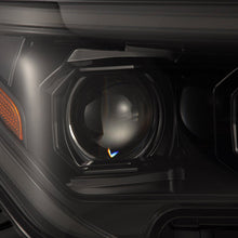 Load image into Gallery viewer, AlphaRex LED Projector Headlights for Toyota Tacoma (2024-2026) Luxx Series with Sequential Signal - Alpha Black / Black Alternate Image