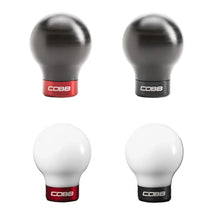 Load image into Gallery viewer, COBB Shift Knob Mitsubishi Lancer EVO X (2008-2015) White or Black Delrin - Black with Red Base Alternate Image