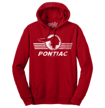 Load image into Gallery viewer, Tee Luv Vintage Pontiac Logo Hoodie Sweatshirt - Red (S-3XL) Alternate Image