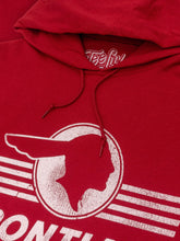 Load image into Gallery viewer, Tee Luv Vintage Pontiac Logo Hoodie Sweatshirt - Red (S-3XL) Alternate Image