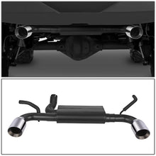 Load image into Gallery viewer, DNA Exhaust for Jeep Wrangler 3.6L (2012-2018) Axleback with Double Rolled Wall Tips CBE-UR-008 Alternate Image