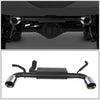 DNA Exhaust for Jeep Wrangler 3.6L (2012-2018) Axleback with Double Rolled Wall Tips CBE-UR-008
