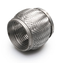 Load image into Gallery viewer, BOOST Products Exhaust Flex Pipe Section Interlock 304 Stainless Weld-On - 1.5" to 4" Alternate Image