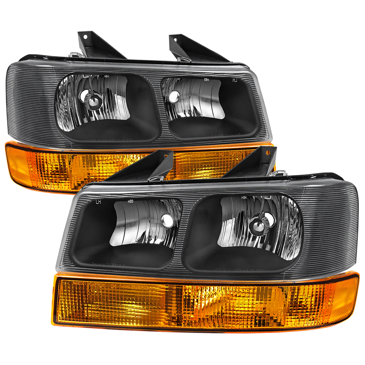 Headlights Headlamps Pair Set of 2 LH & RH Fits 03-19 Savanna Chevy Express Van Headlights Headlamps Pair Set of 2 LH & RH Fits 03-19 Savanna Chevy Express Van