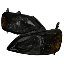 Load image into Gallery viewer, Spec-D OEM Replacement Headlights for Honda Civic (01-03) JDM Euro Style - Black or Chrome Alternate Image