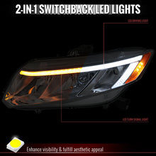 Load image into Gallery viewer, Spec-D OEM Replacement Headlights for Honda Civic Coupe (12-13) Sedan (12-15) Black or Chrome Alternate Image