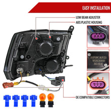 Load image into Gallery viewer, Spec-D Crystal Headlights RAM 1500 (09-18) RAM Classic (19-21) RAM 2500 3500 (10-18) RAM Factory-Style / LED Upgrade Headlights w/ Multiple Variations Alternate Image