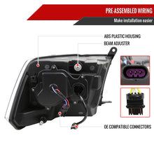 Load image into Gallery viewer, Spec-D Crystal Headlights RAM 1500 (09-18) RAM Classic (19-21) RAM 2500 3500 (10-18) RAM Factory-Style / LED Upgrade Headlights w/ Multiple Variations Alternate Image