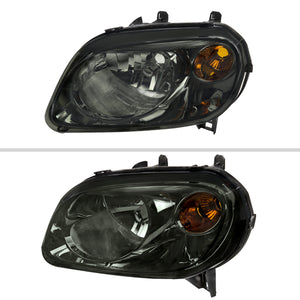 Spec-D Headlights Chevy HHR (06-11) Black OEM Replacement w/ Amber Corners