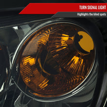 Load image into Gallery viewer, Spec-D Headlights Chevy HHR (06-11) Black OEM Replacement w/ Amber Corners Alternate Image