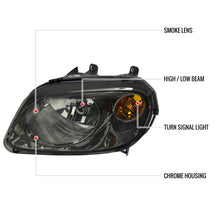 Load image into Gallery viewer, Spec-D Headlights Chevy HHR (06-11) Black OEM Replacement w/ Amber Corners Alternate Image