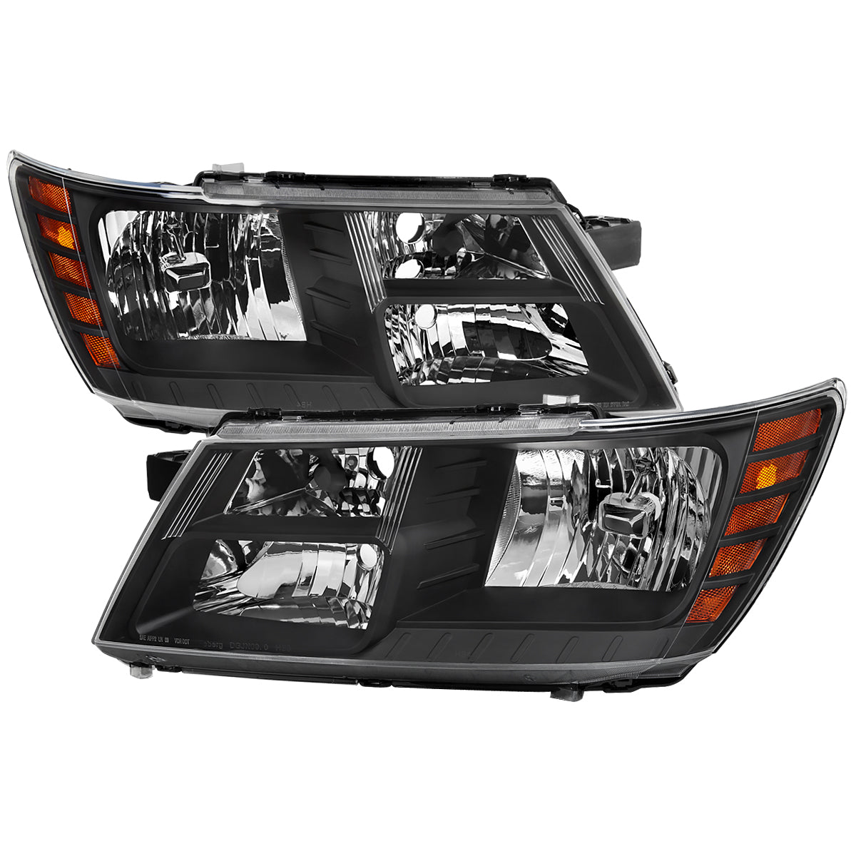 Headlights Assembly For Dodge Journey 2009-2020 Chrome Housing Left Headlights Assembly For Dodge Journey 2009-2020 Chrome Housing Left