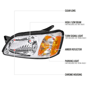 Spec-D Headlights Subaru Legacy (2000-2004) OEM Replacement Style