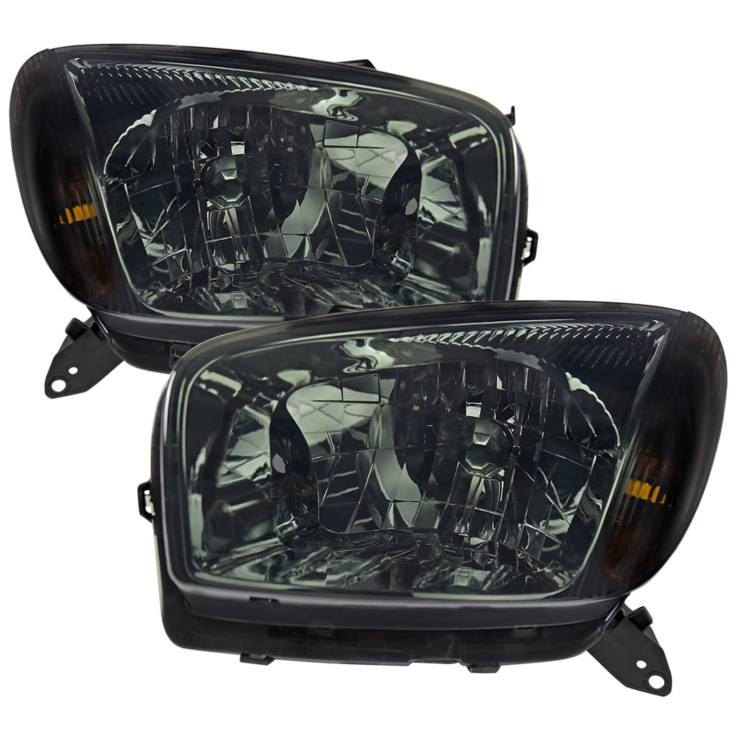 Spec-D OEM Replacement Headlights Toyota RAV4 (01-03) Non Sport - Black / Smoked / Clear