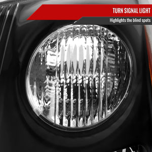 Spec-D OEM Replacement Headlights Nissan Sentra 2.0 (07-09) Black w/ Clear or Smoked Lens