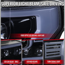 Load image into Gallery viewer, Spec-D Full LED Projector Headlights for Ford F150 (2015-2017) LED DRL Light Bar Black - Clear or Smoked Lens Alternate Image