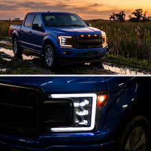 Load image into Gallery viewer, Spec-D Projector LED Headlights for Ford F150 (2018-2020) Sequential Switchback Turn Signals - Clear or Smoked Lens Alternate Image