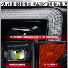 Load image into Gallery viewer, Spec-D Projector LED Headlights for Ford F150 (2018-2020) Sequential Switchback Turn Signals - Clear or Smoked Lens Alternate Image