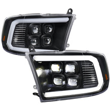 Load image into Gallery viewer, Spec-D Projector Headlights Dodge Ram (09-18) Ram Classic (19-24) C-Bar LED Sequential Switchback - Halogen or Full LED Alternate Image