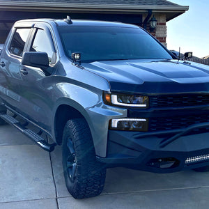 Spec-D Full LED Headlights Chevy Silverado 1500 (2019-2021) Sequential LED Black Housing w/ Clear or Smoked Lens