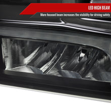 Load image into Gallery viewer, Spec-D Full LED Headlights Chevy Silverado 1500 (2019-2021) Sequential LED Black Housing w/ Clear or Smoked Lens Alternate Image
