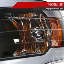 Load image into Gallery viewer, Spec-D Headlights Ram 1500 (02-05) Ram 2500/3500 (03-05) DRL LED Tube - Black / Chrome / Smoked - Euro Headlights / Matte Black / Clear Alternate Image