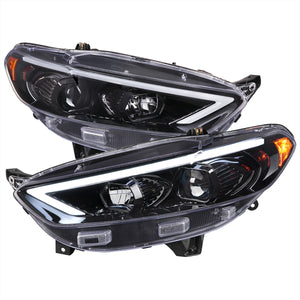 Spec-D Projector Headlights Ford Fusion (2013-2016) LED Sequential Switchback