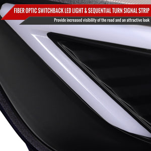 Spec-D Projector Headlights Ford Fusion (2013-2016) LED Sequential Switchback