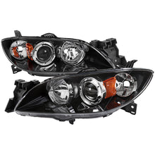 Load image into Gallery viewer, Spec-D Projector Headlights Mazda 3 Sedan (2004-2009) Black or Chrome Replacements Alternate Image