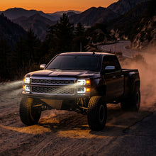 Load image into Gallery viewer, Spec-D Projector Headlights Chevy Silverado 1500 (2014-2015) LED DRL Bars - Matte Black / Chrome - Matte Black / Clear Lens Alternate Image