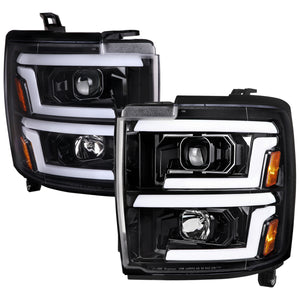 Spec-D Projector Headlights Chevy Silverado 2500HD / 3500HD (15-19) Switchback Sequential LED