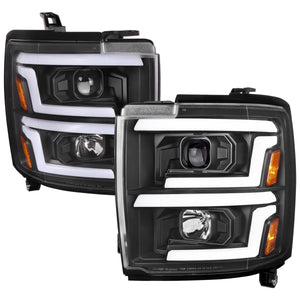 Spec-D Projector Headlights Chevy Silverado 2500HD / 3500HD (15-19) Switchback Sequential LED