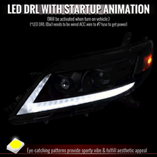 Load image into Gallery viewer, Spec-D Projector Headlights for Toyota Sienna (2011-2020) Sequential Turn Signal LED Bar - Black or Chrome Alternate Image