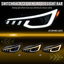 Load image into Gallery viewer, Spec-D Projector Headlights Subaru WRX &amp; WRX STi (2015-2021) Black w/ Sequential Switchback LED DRL Alternate Image