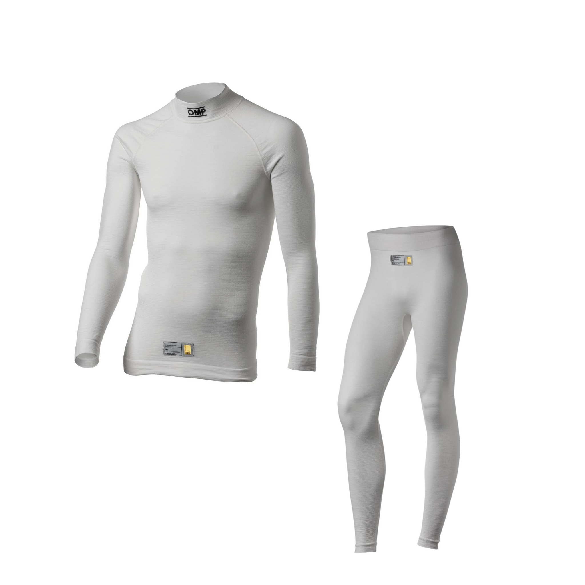 OMP Tecnica EVO Top / Pants Fireproof Underwear [FIA 8856-2018] Black ...
