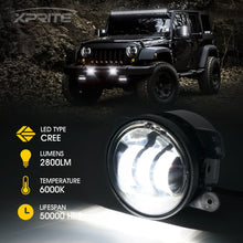 Load image into Gallery viewer, Xprite 4" LED Fog Light Jeep Gladiator JT (2019-2020) Explore Series Alternate Image
