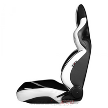 Load image into Gallery viewer, BRAUM Orue Seats (Reclinable) White Diamond w/ Black Stitching Alternate Image