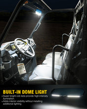 Load image into Gallery viewer, Xprite 13" UTV Center View Mirror w/ LED Lights &amp; Rocker Switch - Valiant Series - Default Title Alternate Image