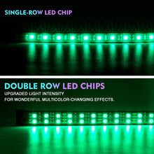 Load image into Gallery viewer, Xprite Dual Row RGB LED Underbody Glow Kit [Rivalry Series] w/ Remote Control and Bluetooth - Default Title Alternate Image