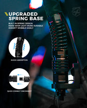Load image into Gallery viewer, Xprite Spiral Solid Color LED Flag Pole Whip Light - Multiple Length &amp; Light Color Options - 1pc / 4ft / White Alternate Image