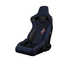 Load image into Gallery viewer, BRAUM Elite-R Racing Seats (Reclinable - Black Trim) Black / Blue / Red Cloth Alternate Image