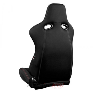 BRAUM Venom Seats (Reclinable) Black Cloth or  Black & Red Cloth