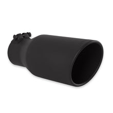 Load image into Gallery viewer, Flowmaster Exhaust Tip (3" Inlet / 4.5" Black Angle Cut / 11" Long) Clamp On - 15406B - Default Title Alternate Image