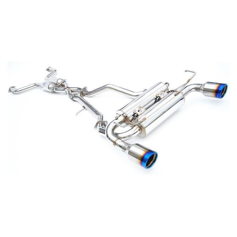 Invidia R400 Gemini Exhaust Infiniti Q60 3.0TT (17-21) Catback w/ Roll
